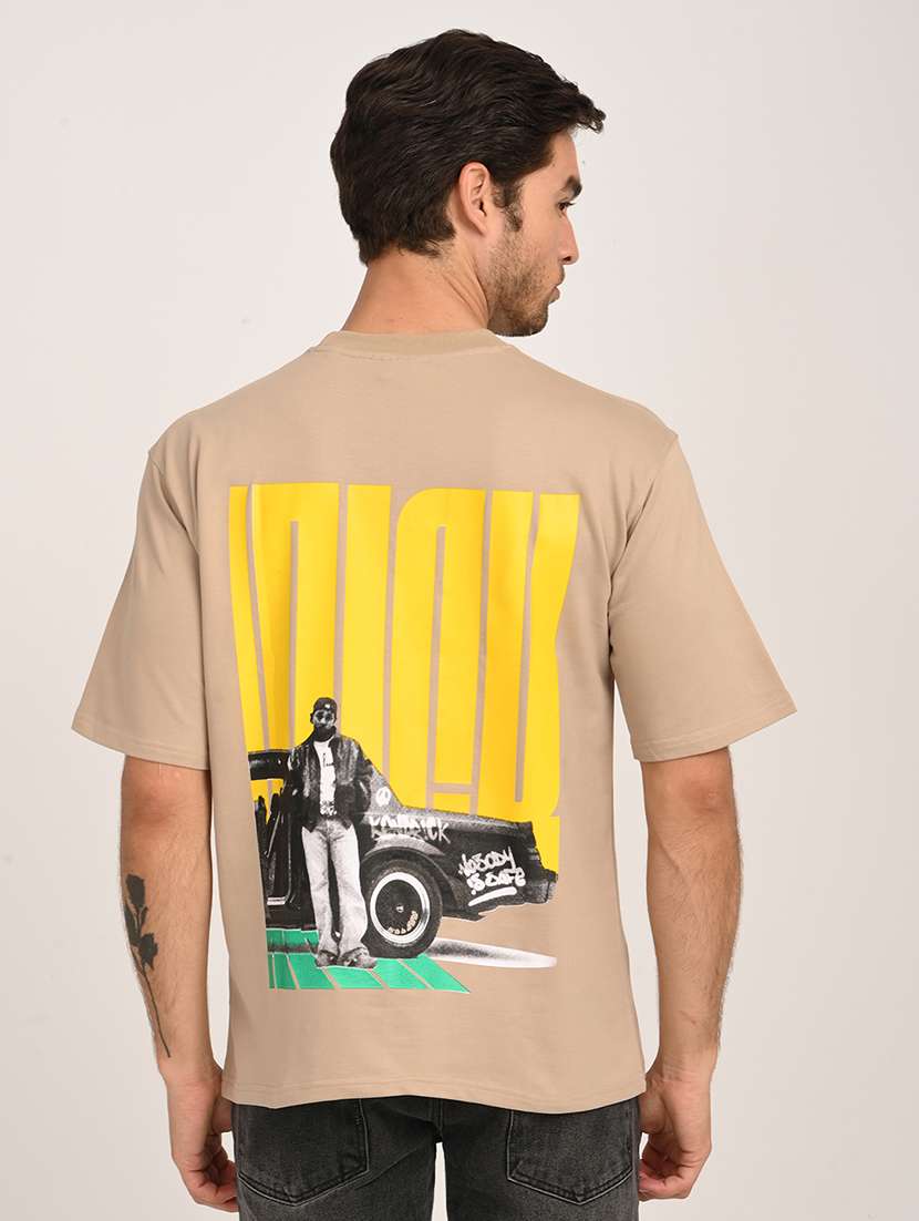 men printed short sleeve loose fit t-shirt - 22079929 - Zoom Image - 0
