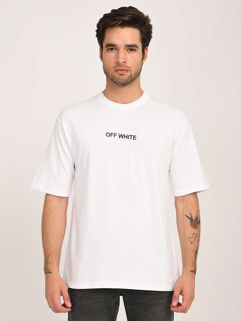 men solid short sleeve loose fit t-shirt - 22079933 -  Zoom Image - 0