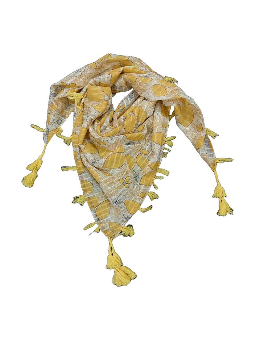 women pack of 2 scarf with tassels - 22079941 -  Standard Image - 3