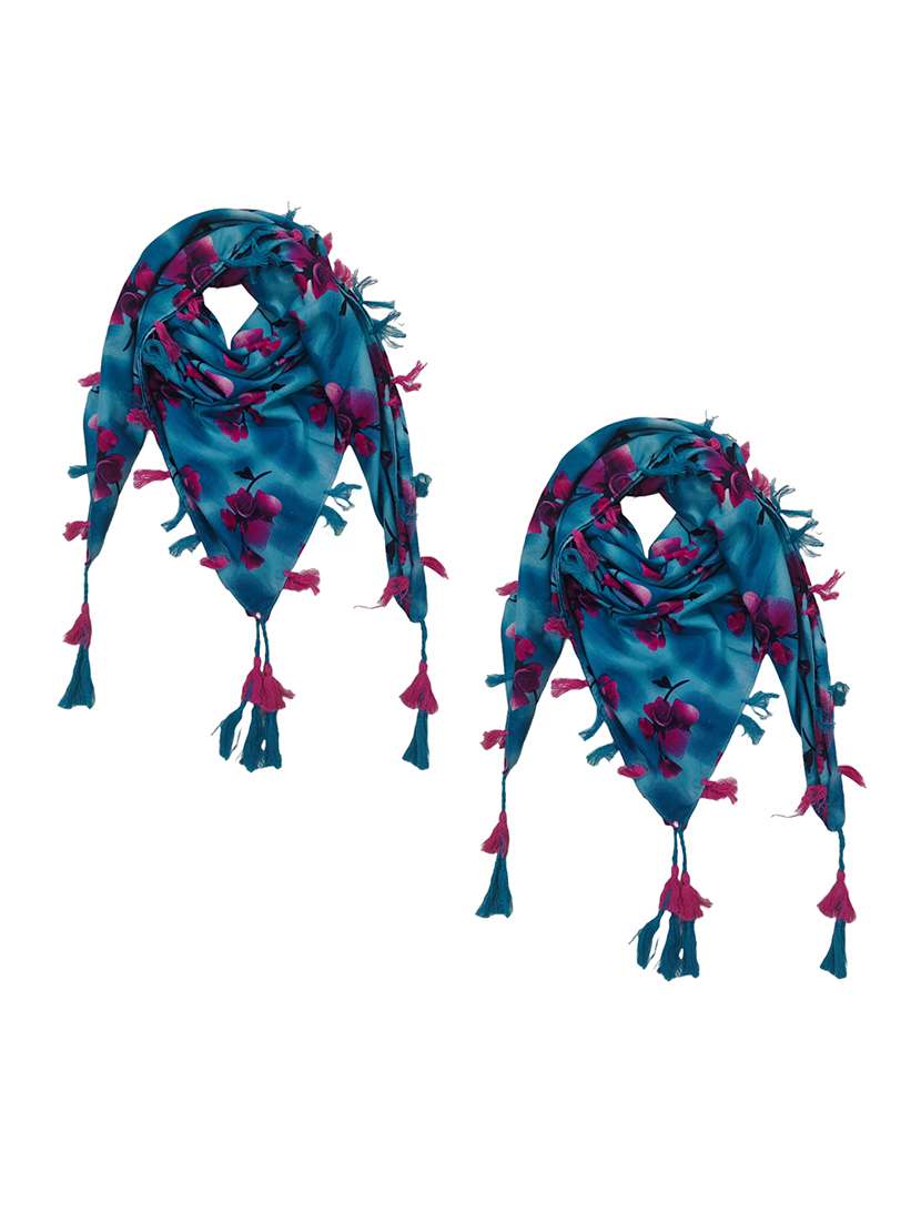 women pack of 2 scarf with tassels - 22079949 - Zoom Image - 0