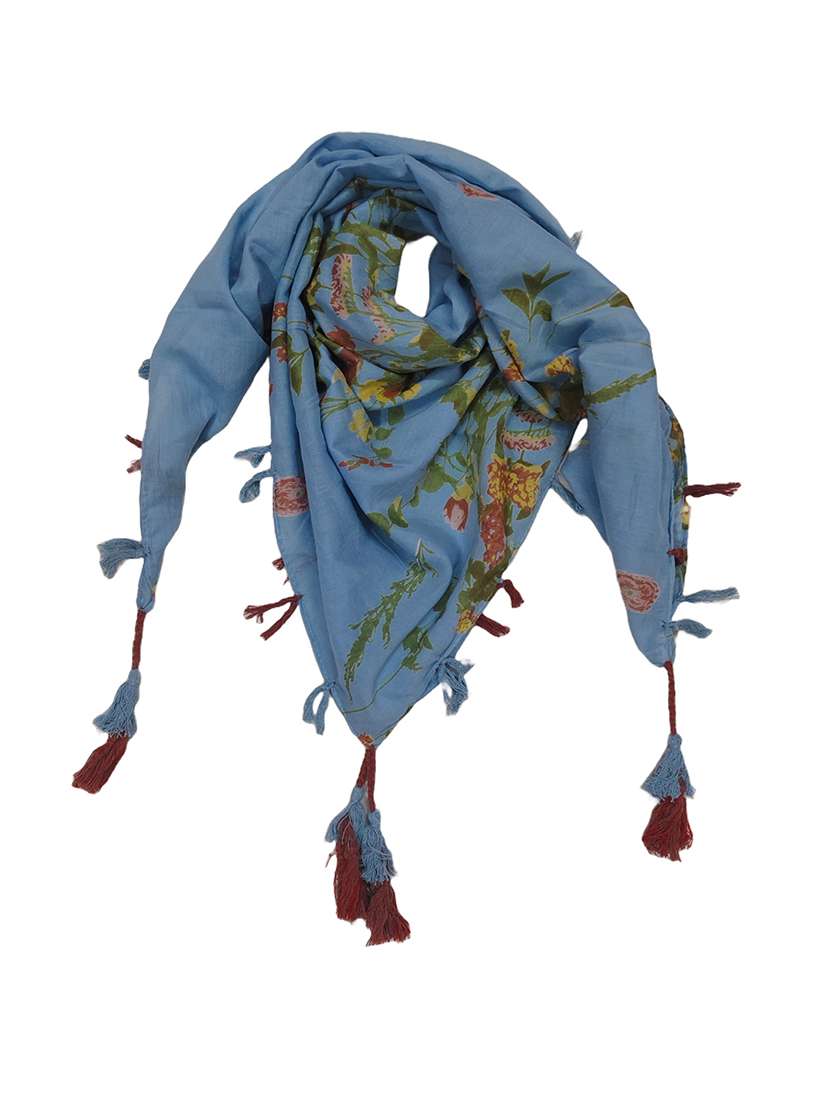 women pack of 2 scarf with tassels - 22079955 -  Standard Image - 3