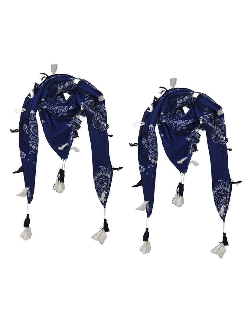 women pack of 2 scarf with tassels - 22079961 -  Zoom Image - 0