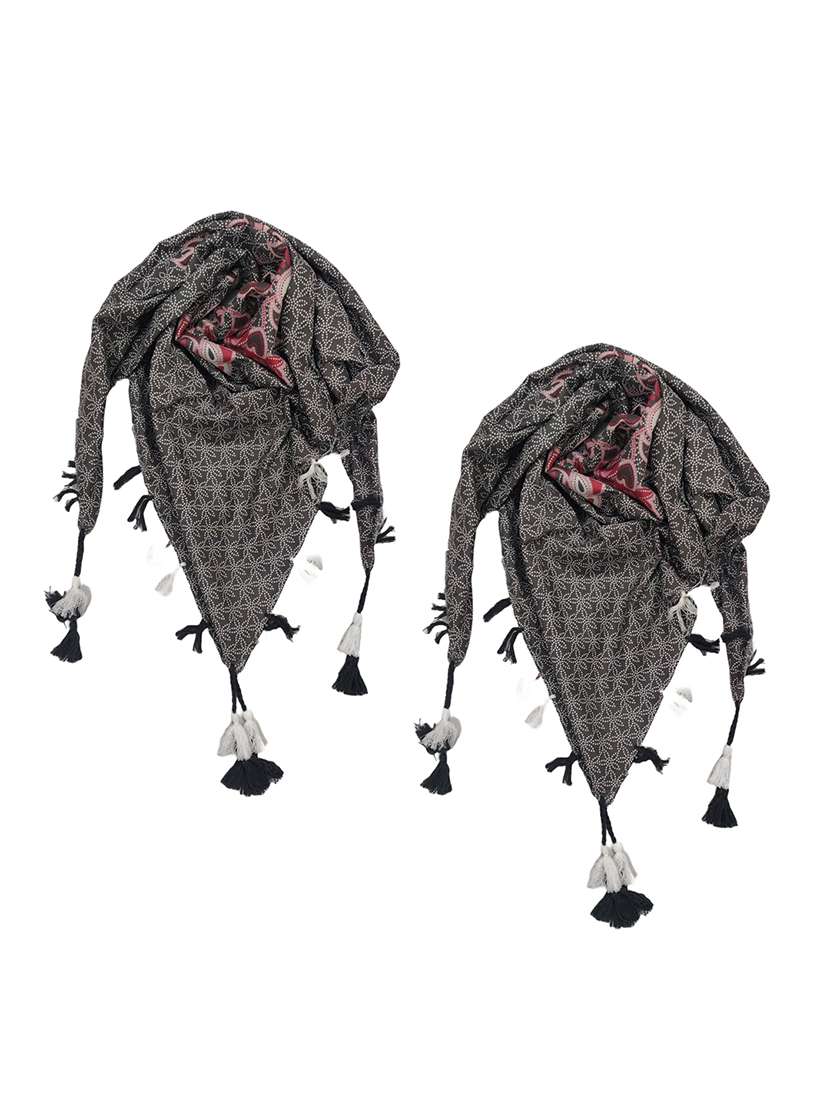 women pack of 2 scarf with tassels - 22079965 - Zoom Image - 0