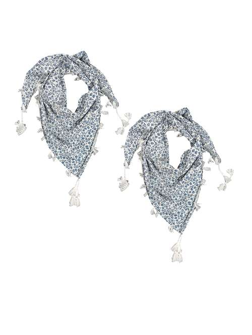 women pack of 2 scarf with tassels - 22079973 - Standard Image - 0