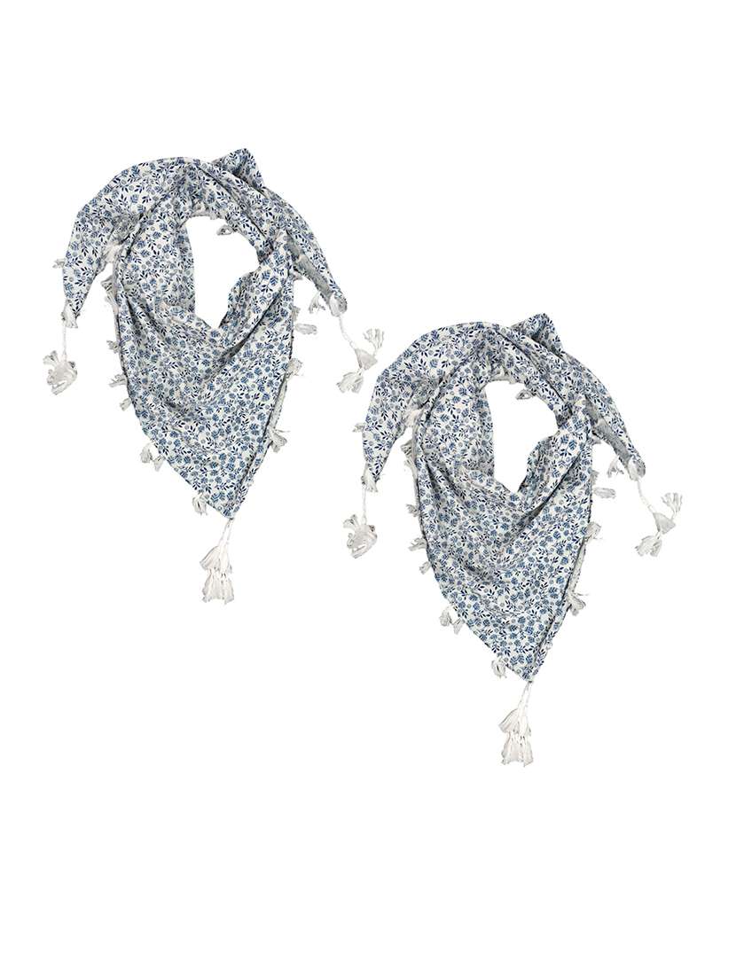 women pack of 2 scarf with tassels - 22079973 - Zoom Image - 0
