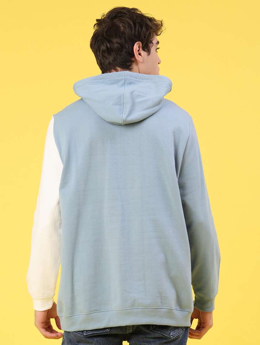 men color block long sleeve regular fit sweatshirt - 22080068 -  Standard Image - 3