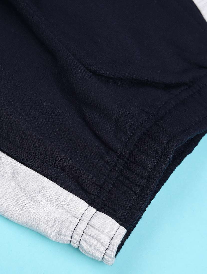 boys color blocked mid rise track pant - 22080302 -  Standard Image - 3