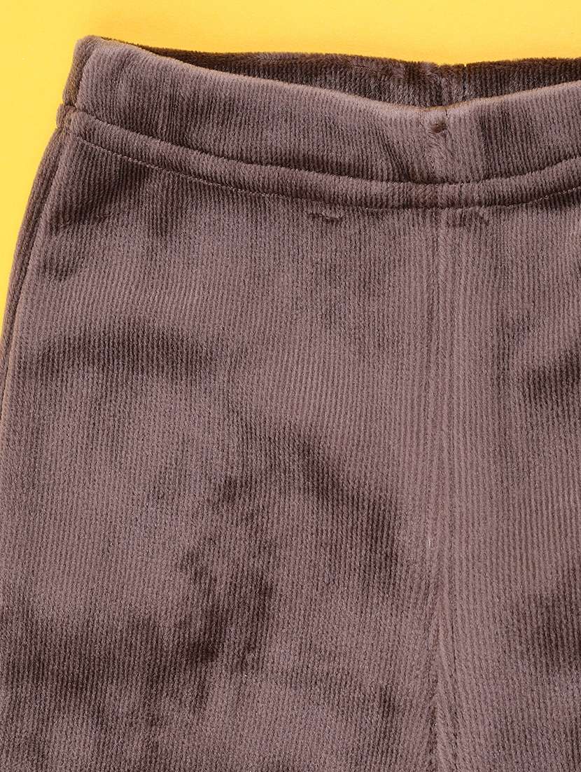 girls solid mid rise pyjama - 22080470 -  Standard Image - 3