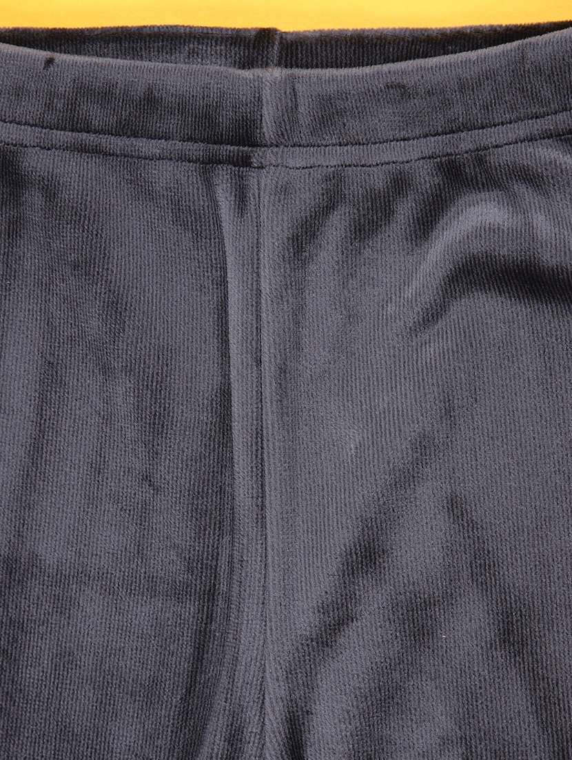 girls solid mid rise pyjama - 22080481 -  Standard Image - 3