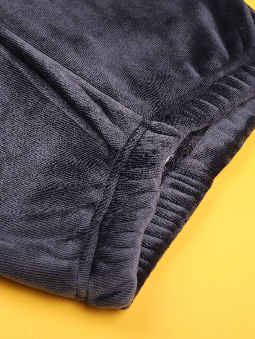 girls solid mid rise pyjama - 22080484 -  Standard Image - 3