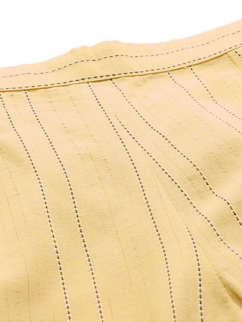 yellow cotton top and trouser set coord - 22080530 - Standard Image - 5