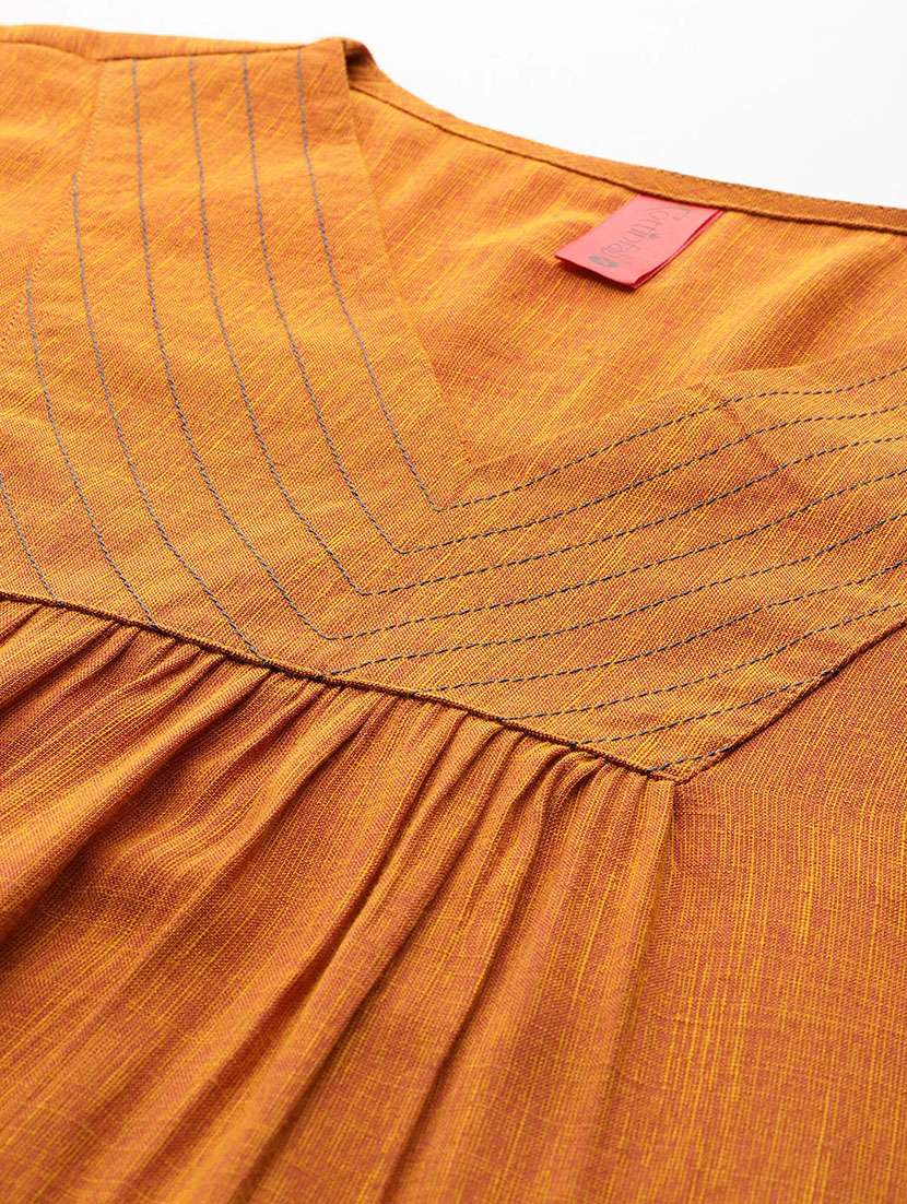 women solid top and palazzo co-ord set - 22080537 -  Standard Image - 5