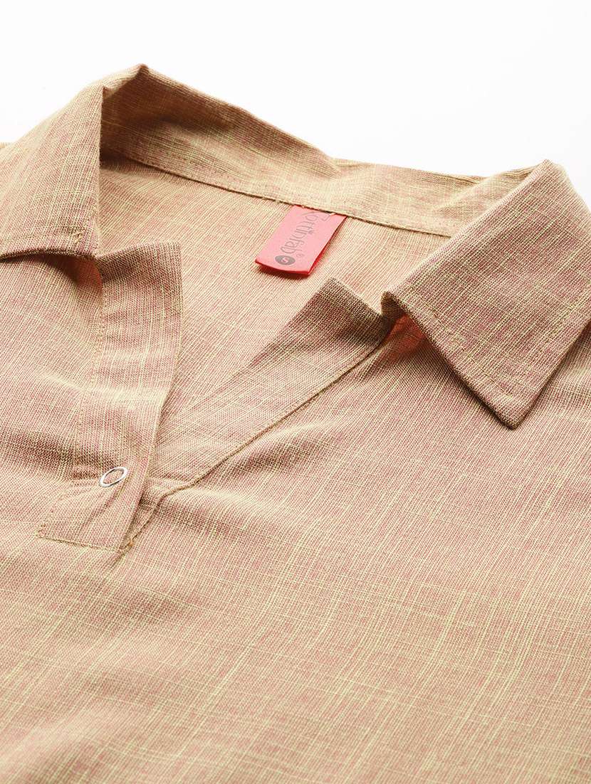 women solid top and palazzo co-ord set - 22080539 -  Standard Image - 5