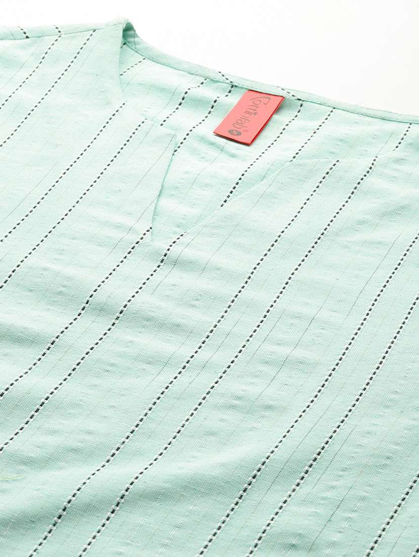 women striped top and trousedr co-ord set - 22080544 -  Standard Image - 5