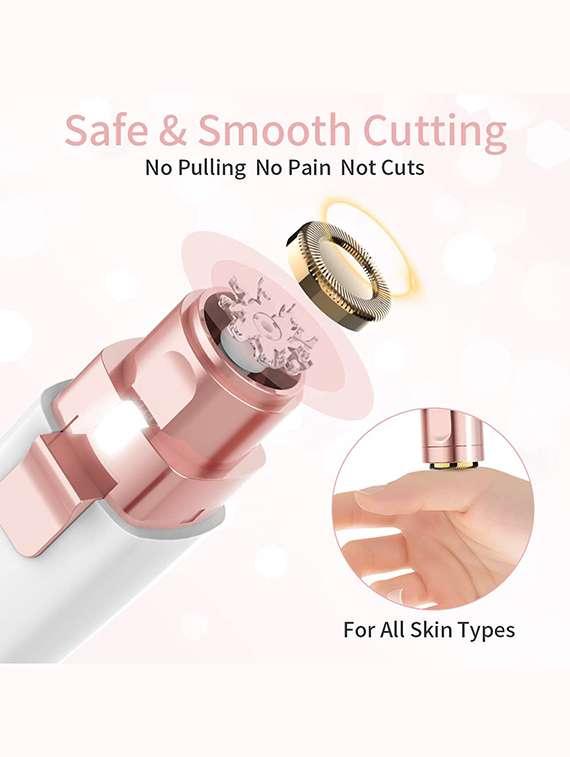 high quality battery operated 2in1 hair trimmer for face and brows - 22080579 - Standard Image - 3
