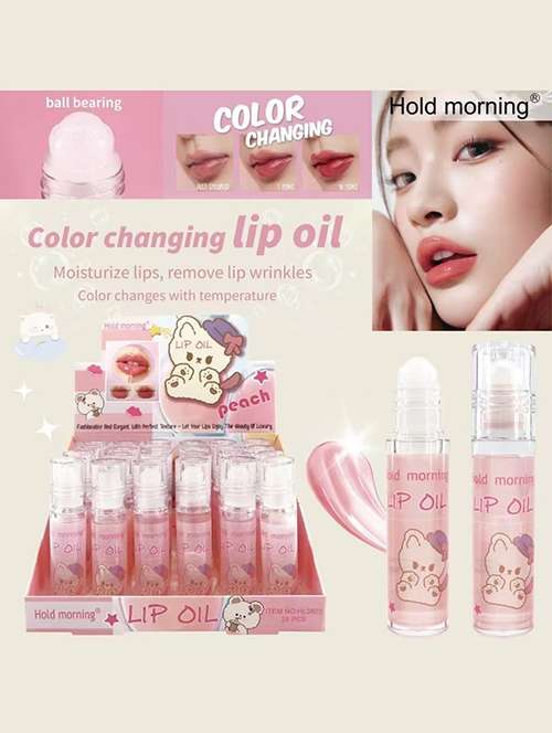 pack of 2 hold morning lip gloss sparkle waterproof for girls