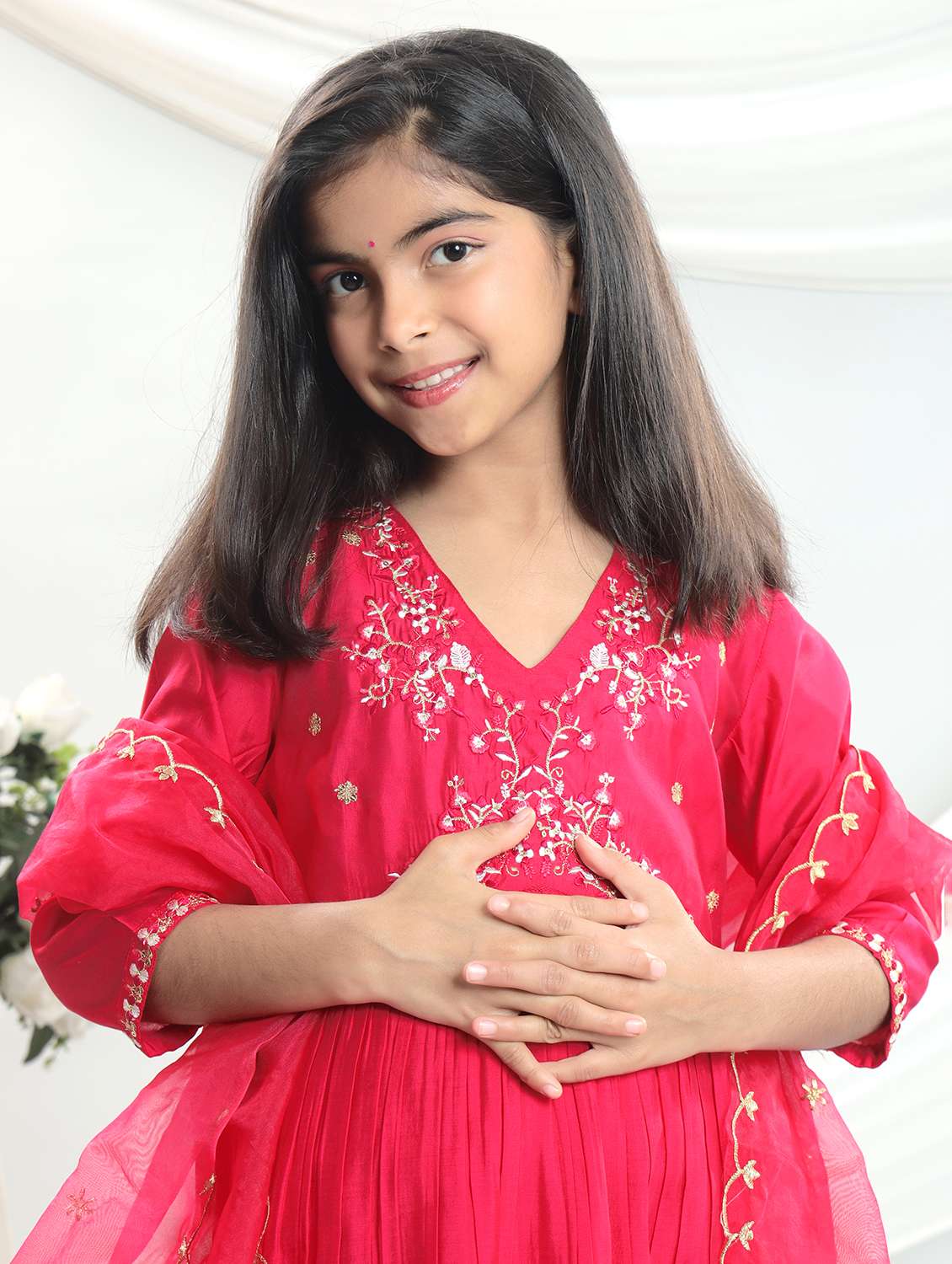 pink silk blend suit set - 22080642 -  Standard Image - 3