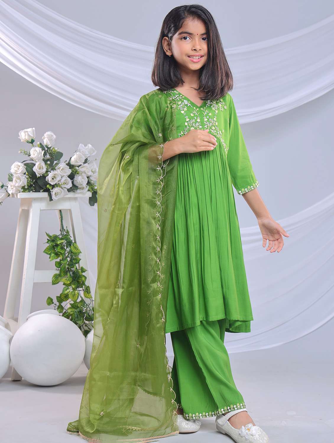 charcoal silk blend suit set