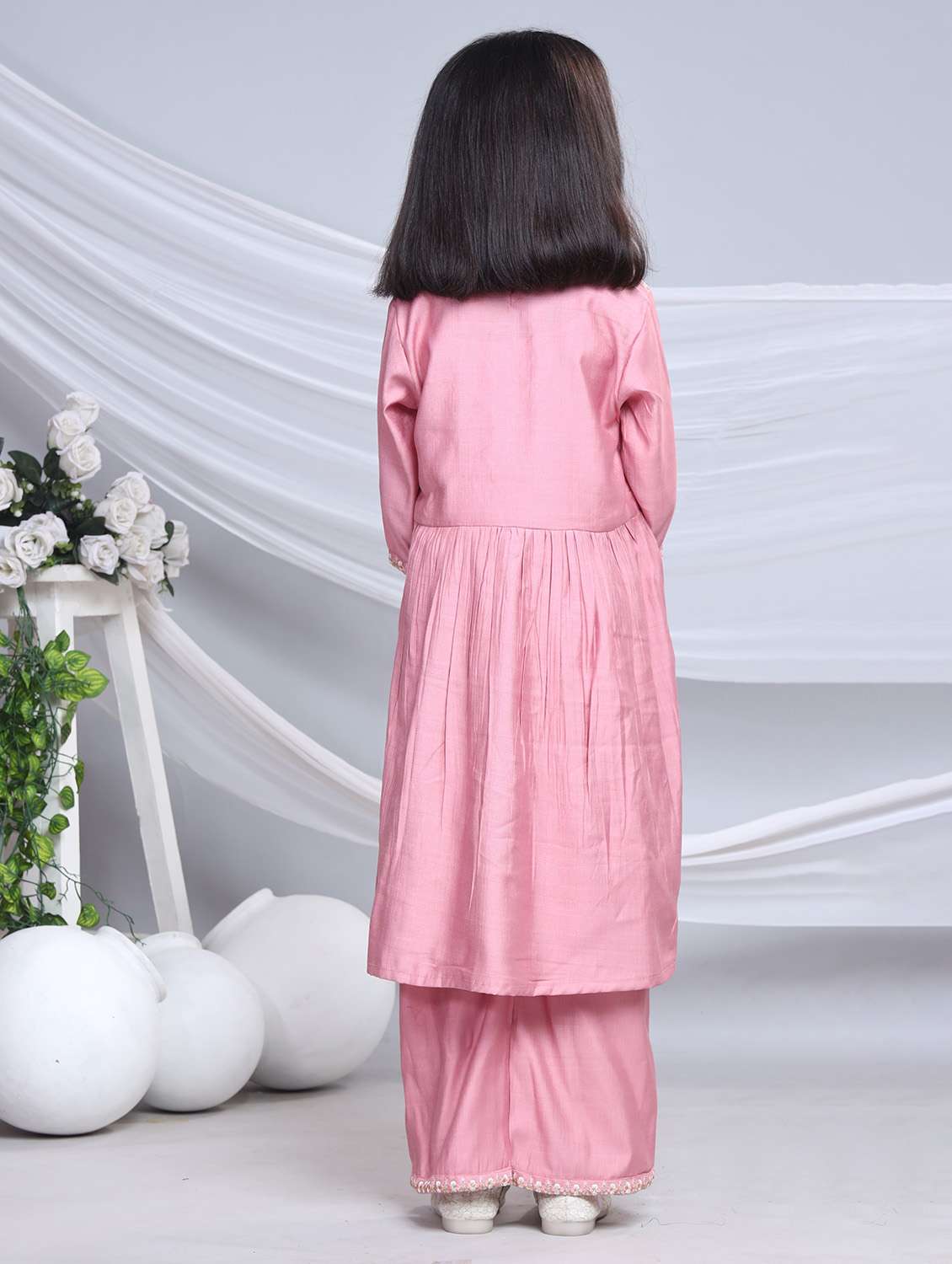 grey silk blend suit set - 22080645 -  Standard Image - 3