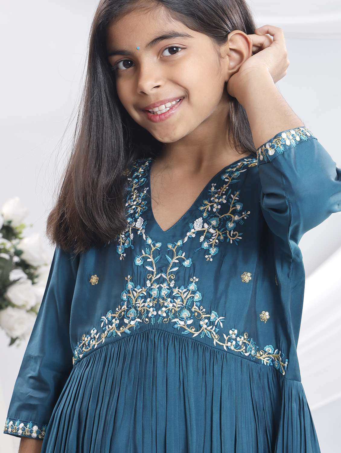 beige silk blend suit set - 22080649 -  Standard Image - 3