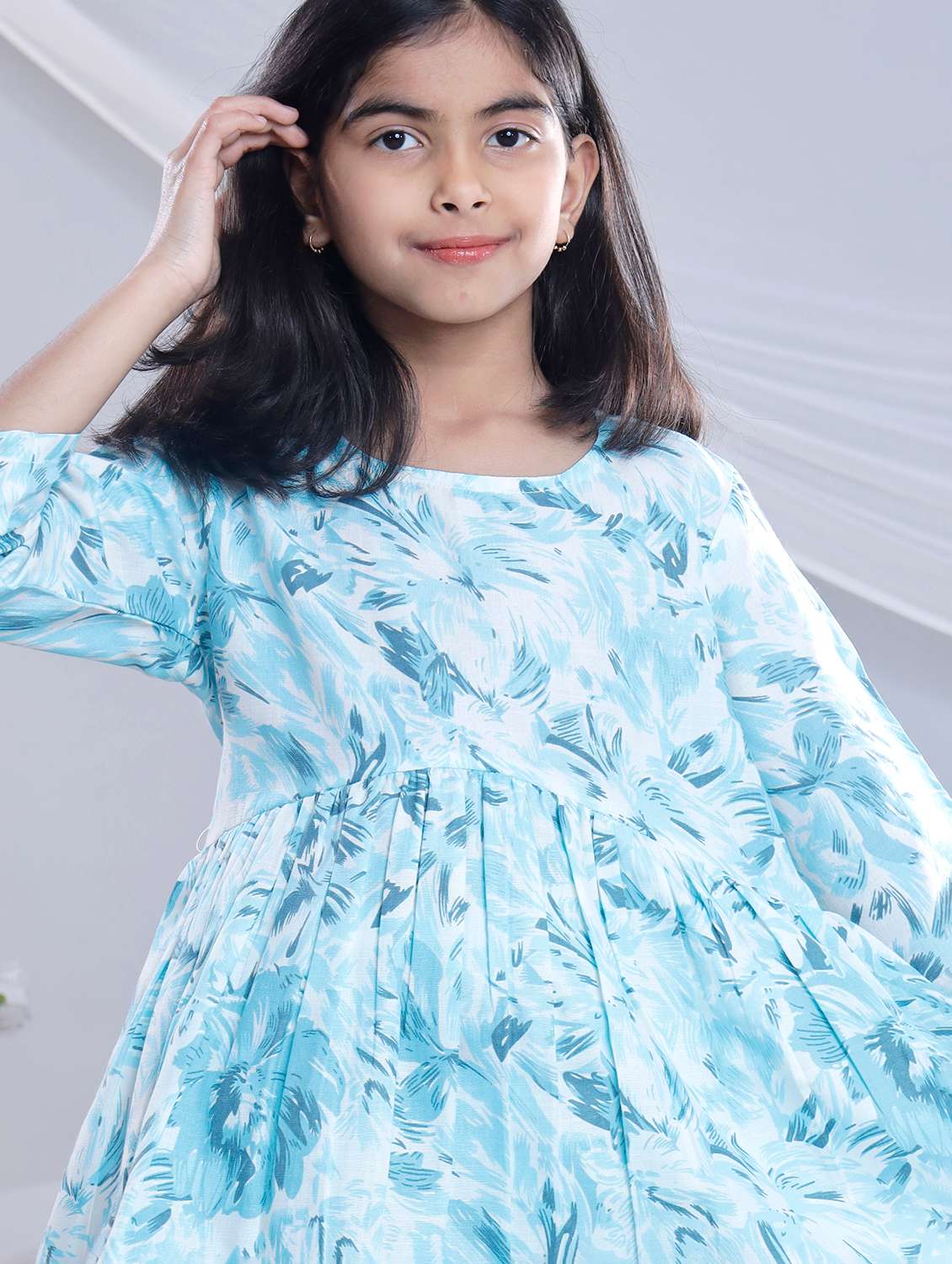 sea green cotton suit set - 22080668 -  Standard Image - 5