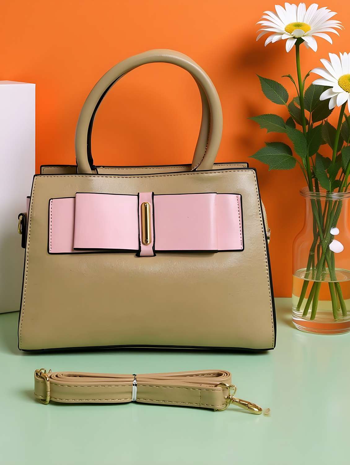 bow detail shoulder handbag - 22080786 - Zoom Image - 0