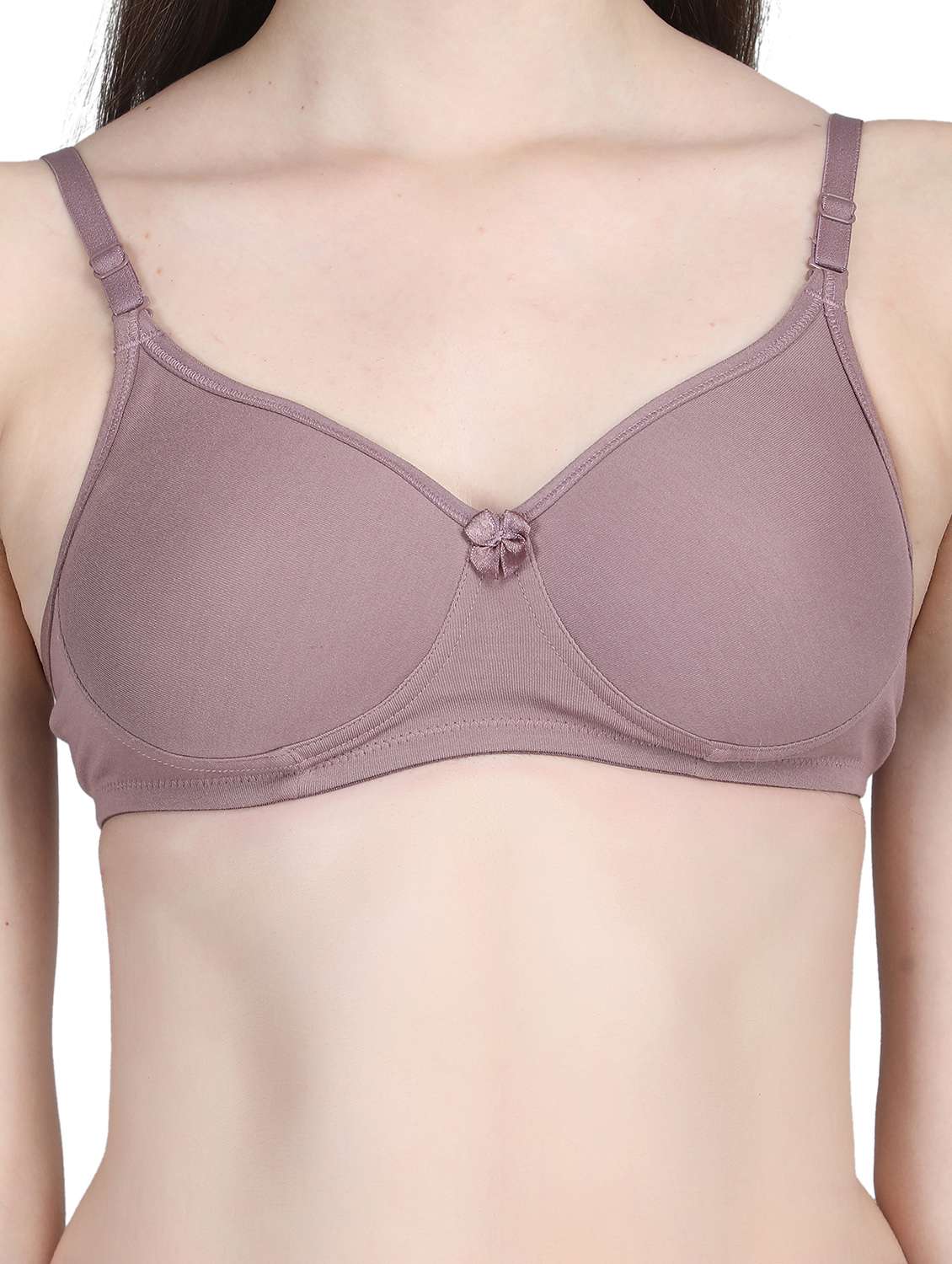 women solid bra and panty set - 22080980 -  Standard Image - 3