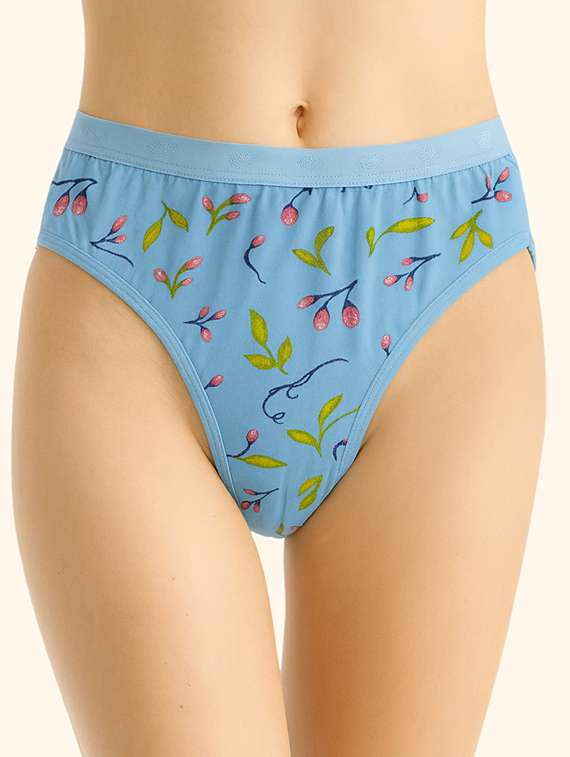 women pack of 3 printed mid rise hipster panty - 22081007 -  Standard Image - 3