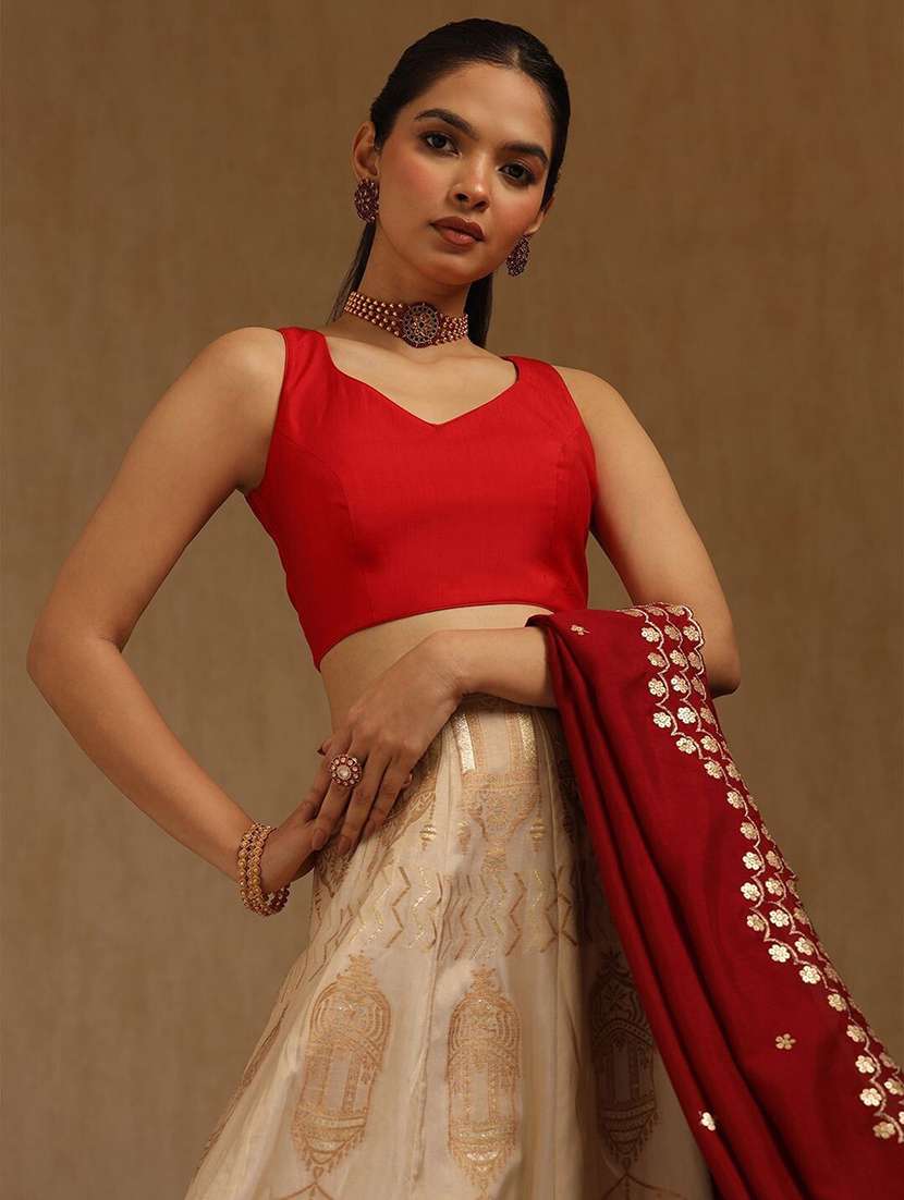 women solid sleeveless stitched blouse - 22081511 -  Standard Image - 3