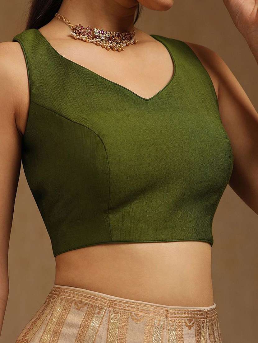 women solid sleeveless stitched blouse - 22081514 -  Standard Image - 3