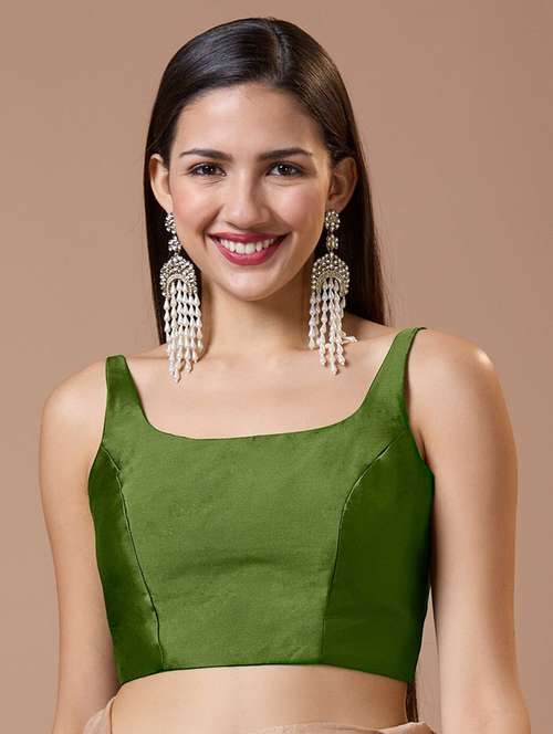 women solid sleeveless stitched blouse - 22081529 - Standard Image - 0