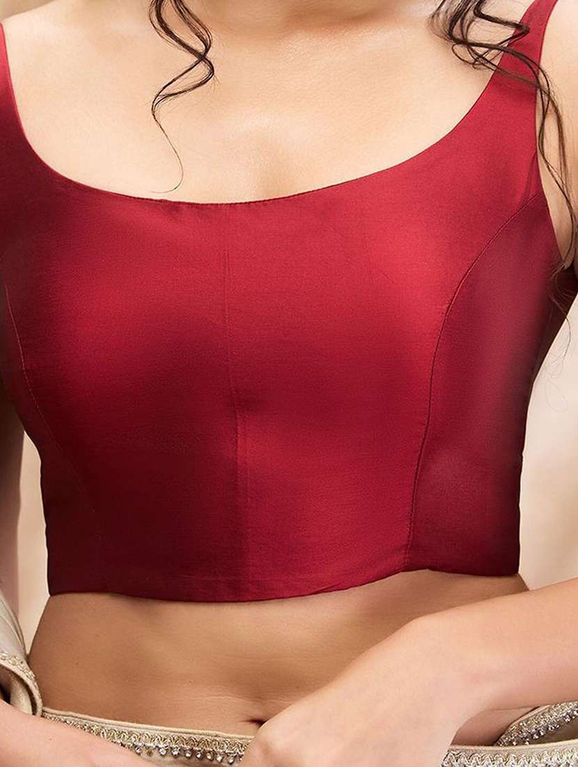 women solid sleeveless stitched blouse - 22081530 - Standard Image - 3