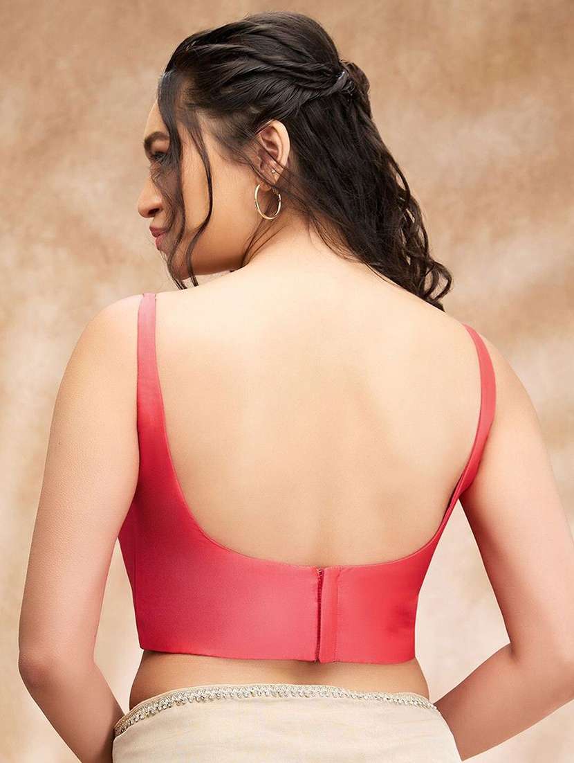 women solid sleeveless stitched blouse - 22081531 -  Standard Image - 3