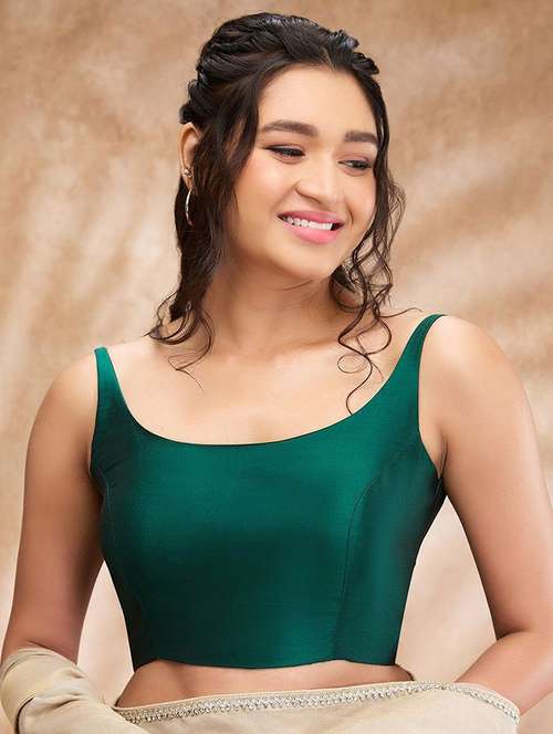 women solid sleeveless stitched blouse - 22081536 - Standard Image - 0
