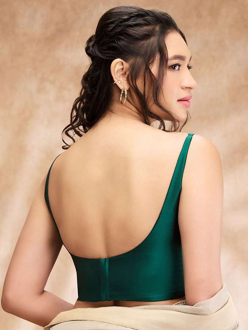 women solid sleeveless stitched blouse - 22081536 - Standard Image - 3