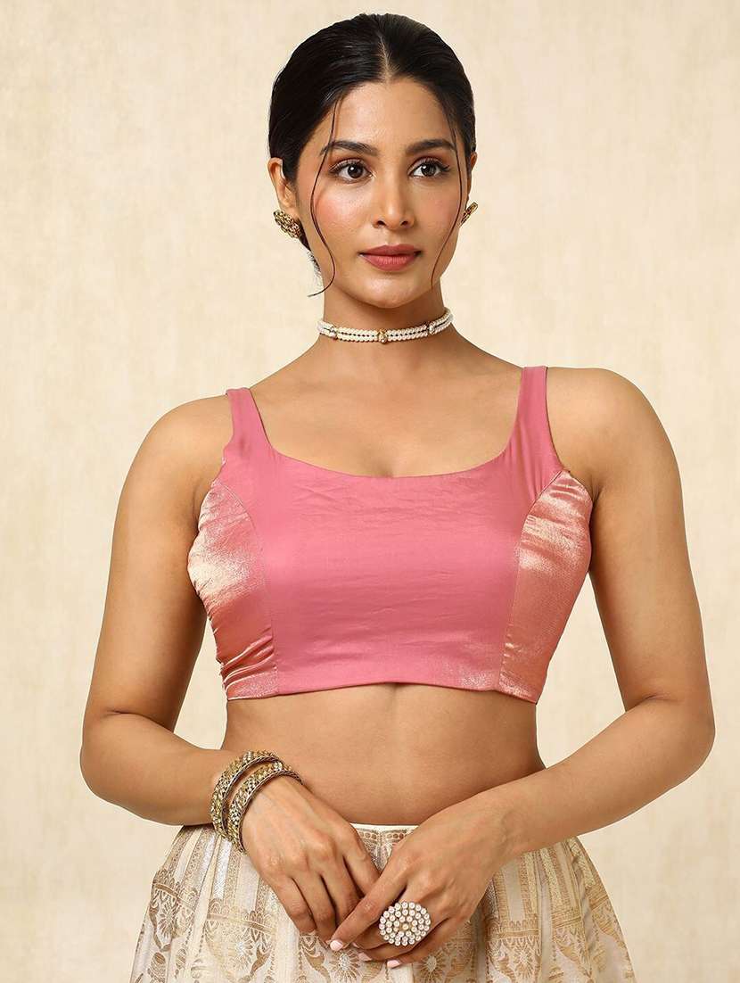 women solid sleeveless stitched blouse - 22081541 -  Zoom Image - 0