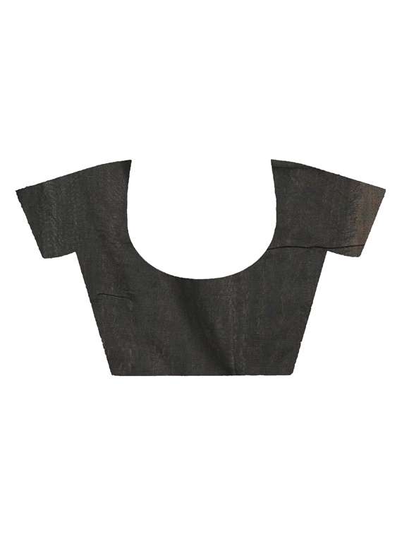 women solid handloom saree with blouse - 22081710 -  Standard Image - 3