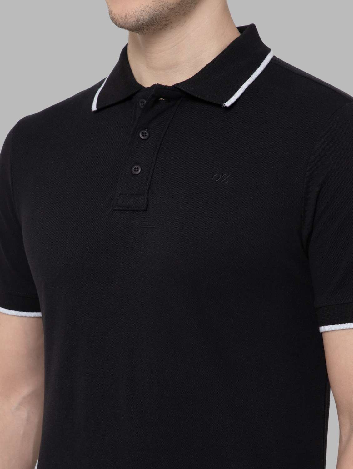 men solid short sleeve slim fit polo t-shirt - 22081978 -  Standard Image - 5