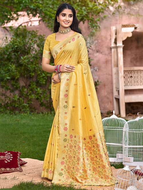 women self design assam silk saree with blouse - 22082255 -  Standard Image - 0