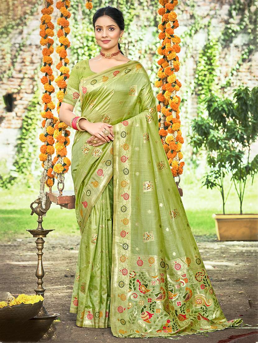 women self design assam silk saree with blouse - 22082271 -  Zoom Image - 0