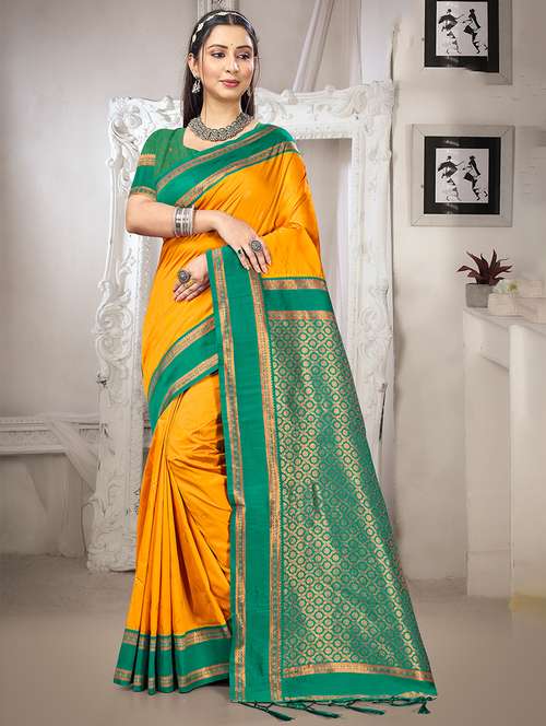 women self design banarasi saree with blouse - 22082435 -  Standard Image - 0