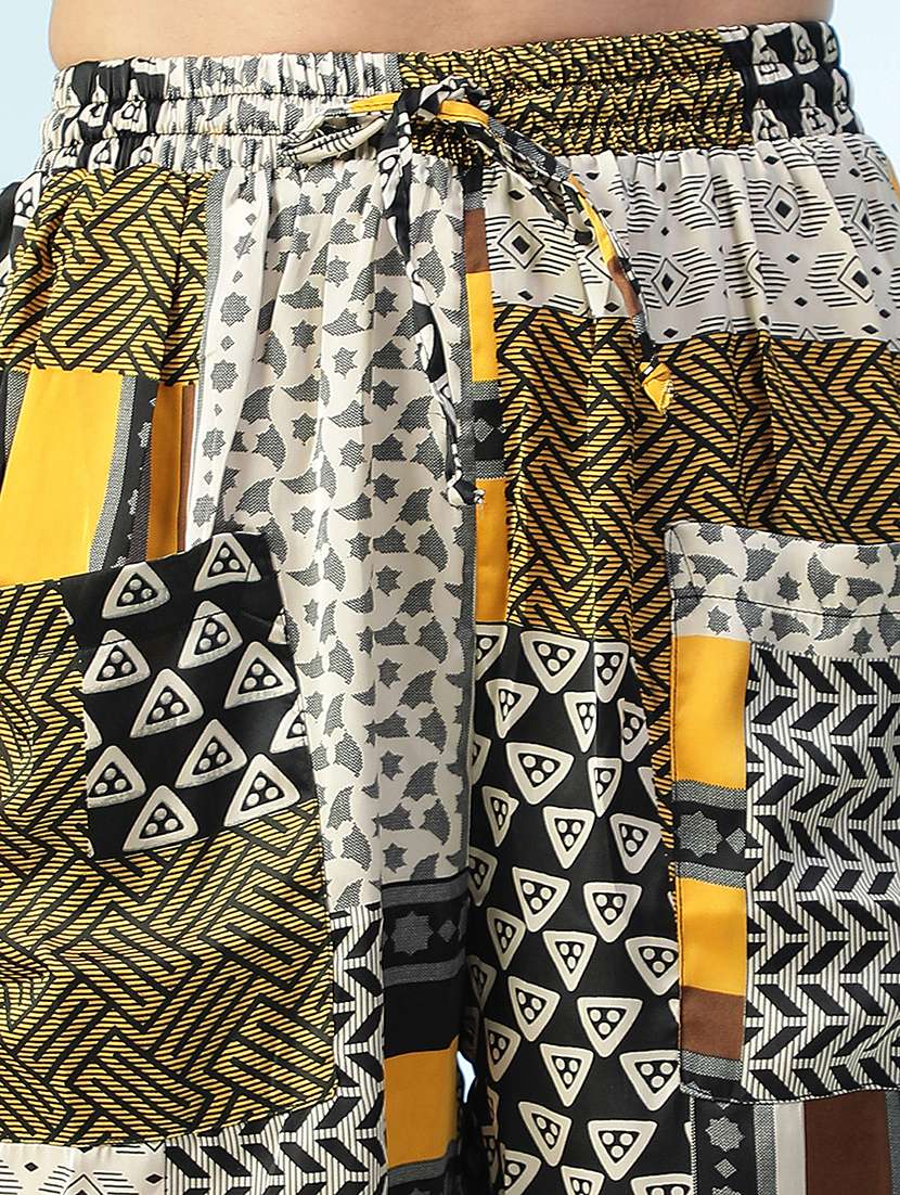 women printed high rise jogger - 22082562 - Standard Image - 5