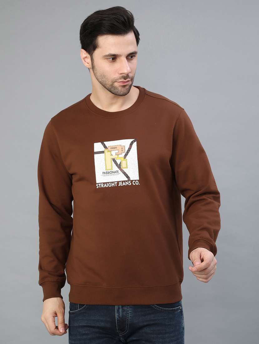 Men Printed Long Sleeve Sweatshirt - 22082724 -  Standard Image - 3