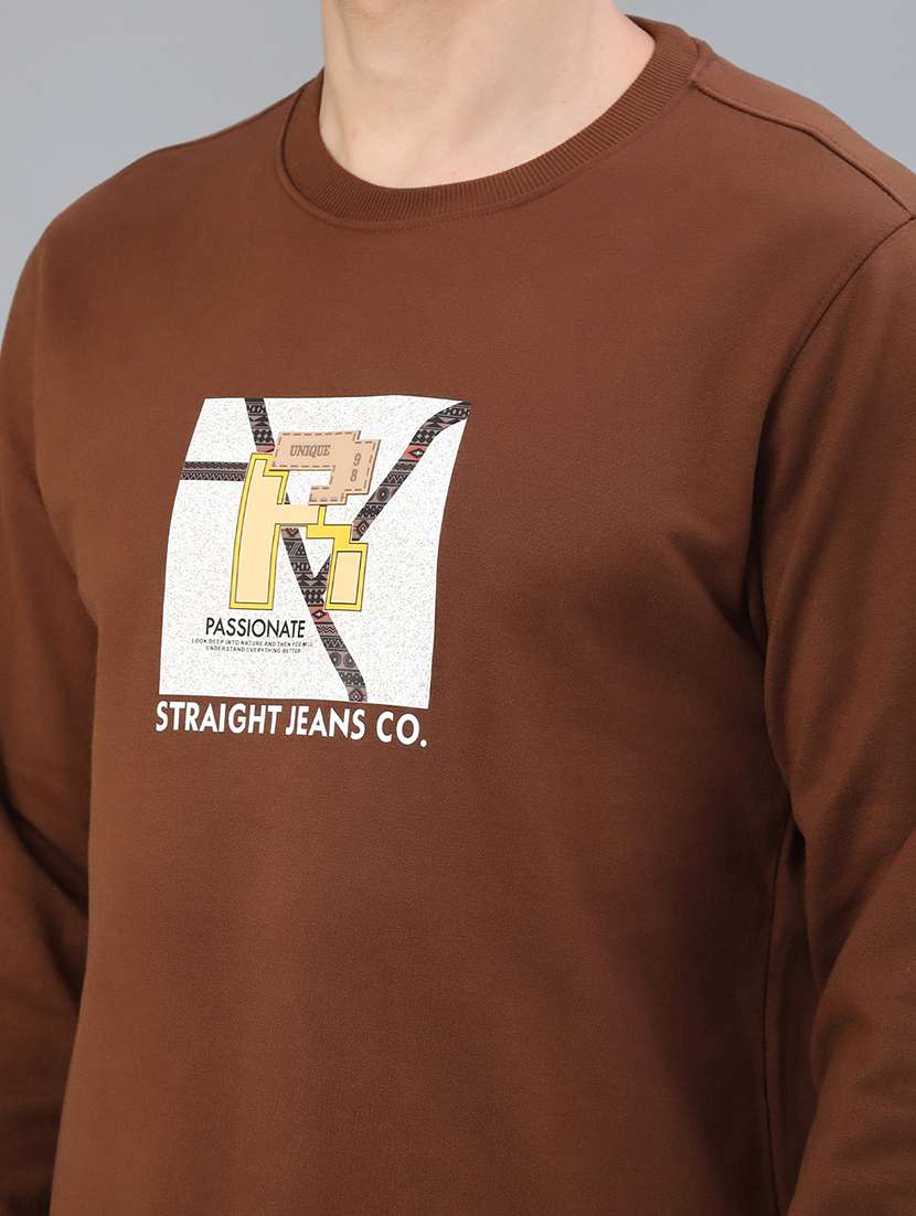 Men Printed Long Sleeve Sweatshirt - 22082724 -  Standard Image - 5