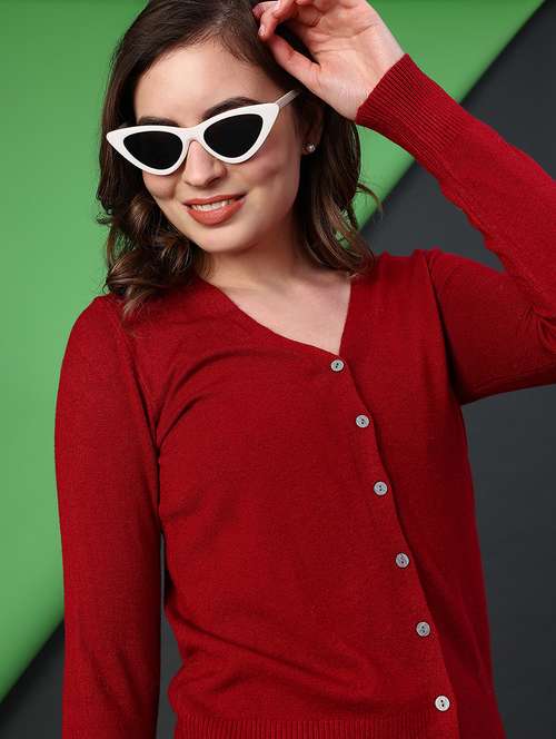 women solid long sleeve cardigan - 22082932 -  Standard Image - 0