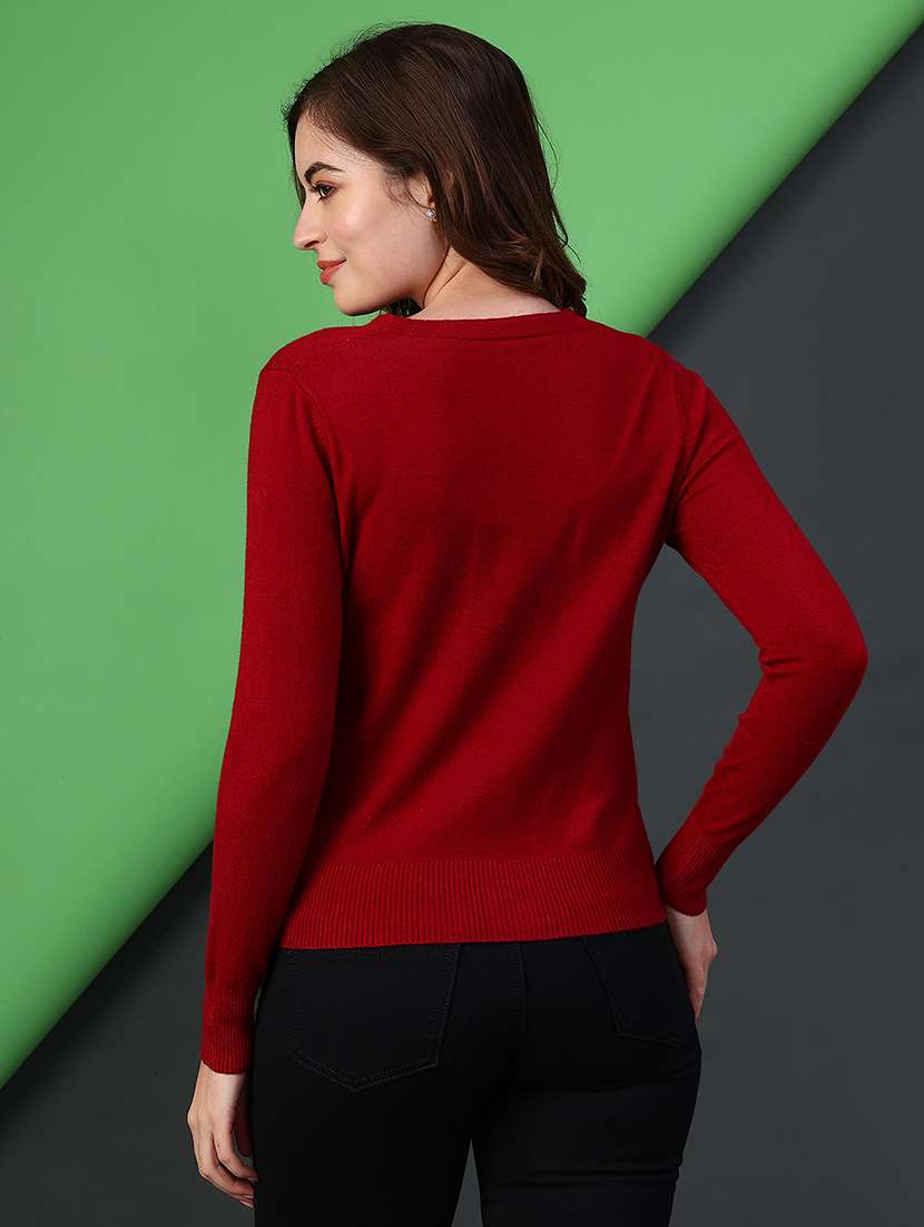 women solid long sleeve cardigan - 22082932 -  Standard Image - 3