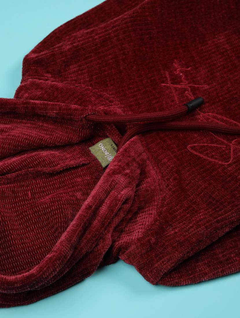 boys self design long sleeve hooded sweatshirt - 22082949 -  Standard Image - 3