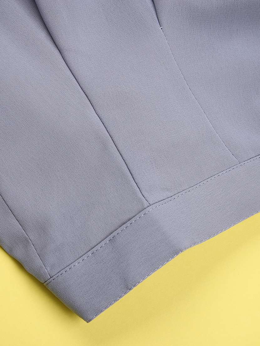 girls solid with work sleeveless kurta sharara set  - 22082959 -  Standard Image - 5