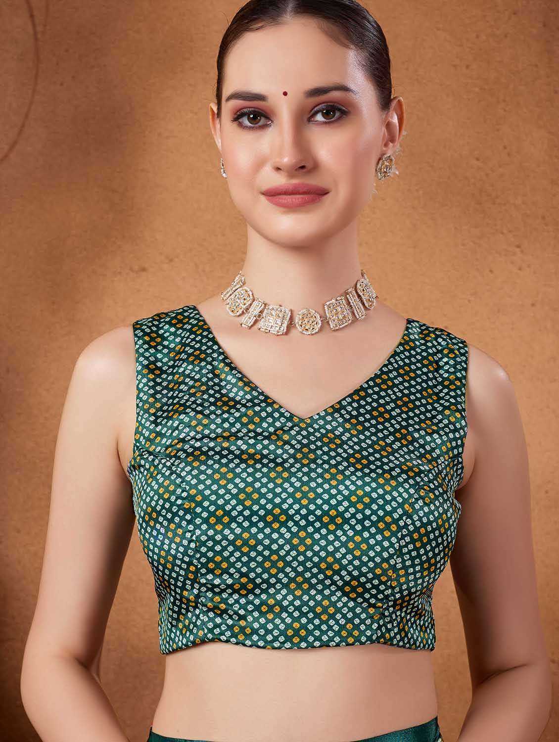 women printed casual wear saree with blouse - 22083000 -  Standard Image - 3