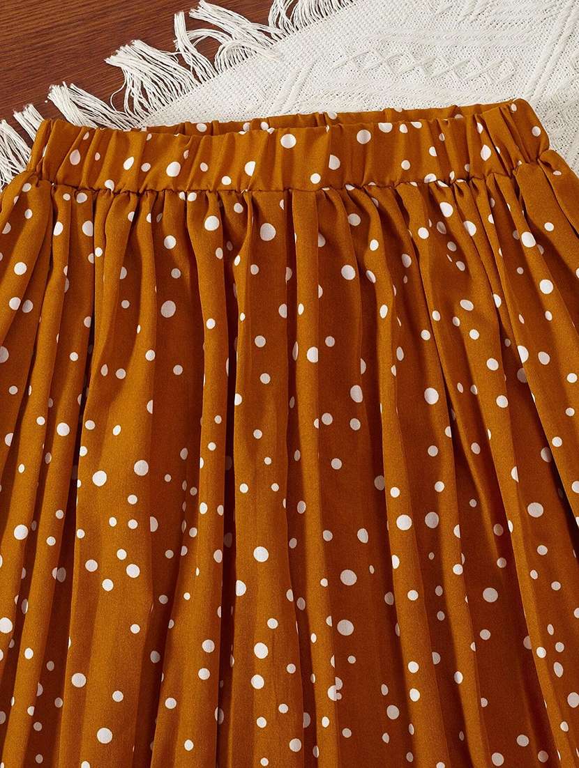 girls printed top and palazzoco-ord set - 22083166 - Standard Image - 5